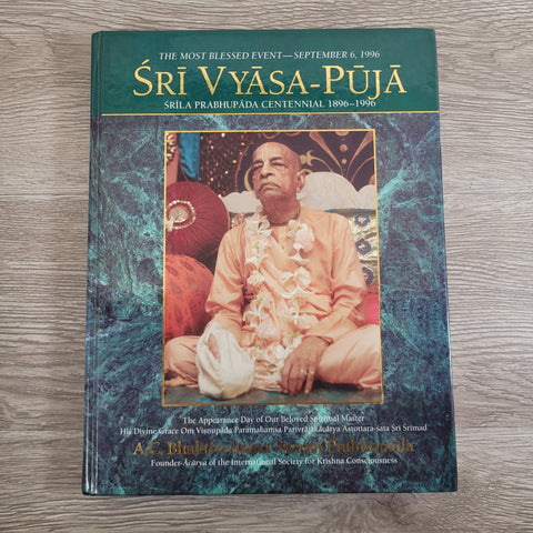 Sri Vyasa-Puja A. C. Bhaktivedanta Swami Prabhupada 1996 Hardcover