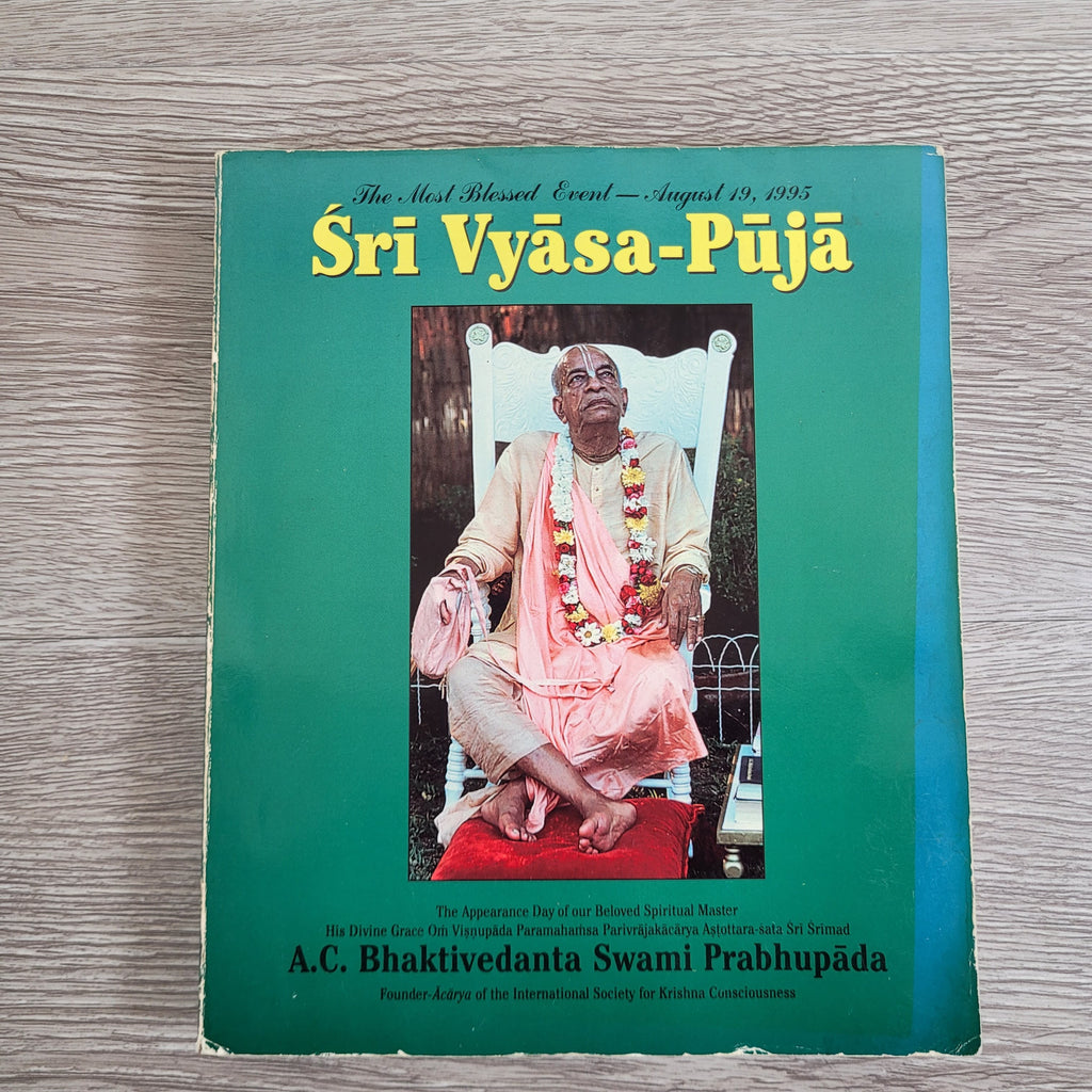 Sri Vyasa-Puja A. C. Bhaktivedanta Swami Prabhupada 1995