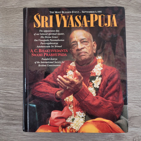 Sri Vyasa-Puja A. C. Bhaktivedanta Swami Prabhupada 1991 Hardcover