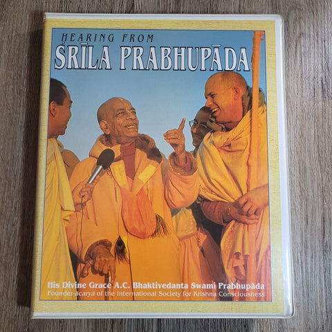 Hearing from Srila Prabhupada Cassette Tapes Set Vintage Very RARE