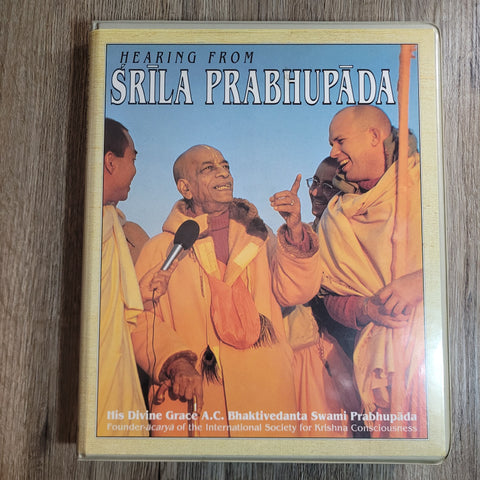 Hearing from Srila Prabhupada Vol. 9 Cassette Tapes Set Vintage RARE