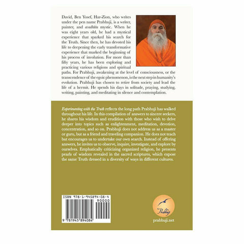 Experimenting with the Truth by Prabhuji New Paperback