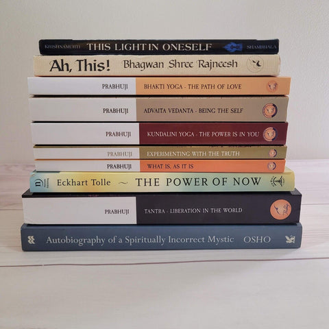 Spirituality Books Lot of 10 Osho Prabhuji Krishnamurti Tolle Zen Yoga