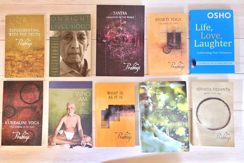 Spirituality Books Lot of 11 Osho Prabhuji Krishnamurti Ramana Maharishi Life