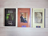 Spirituality Books Lot of 3 Prabhuji Krishnamurti Ramana Maharishi Meditation