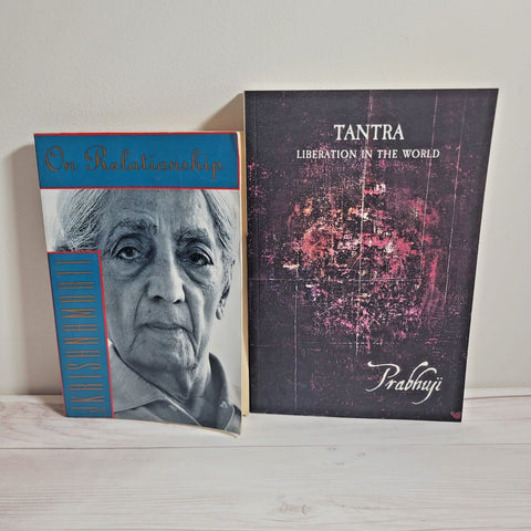 Spirituality Books Lot of 2 Prabhuji Krishnamurti Tantra On Relationship