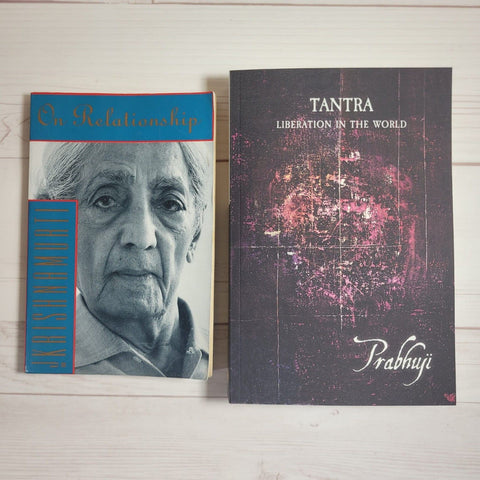 Spirituality Books Lot of 2 Prabhuji Krishnamurti Tantra On Relationship