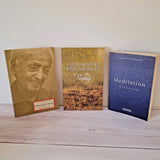 Spirituality Books Lot of 3 Prabhuji Krishnamurti Osho Meditation Yoga Freedom