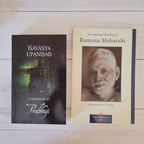 Spirituality Books Lot of 2 Prabhuji Ramana Maharishi Meditation Ishavasya
