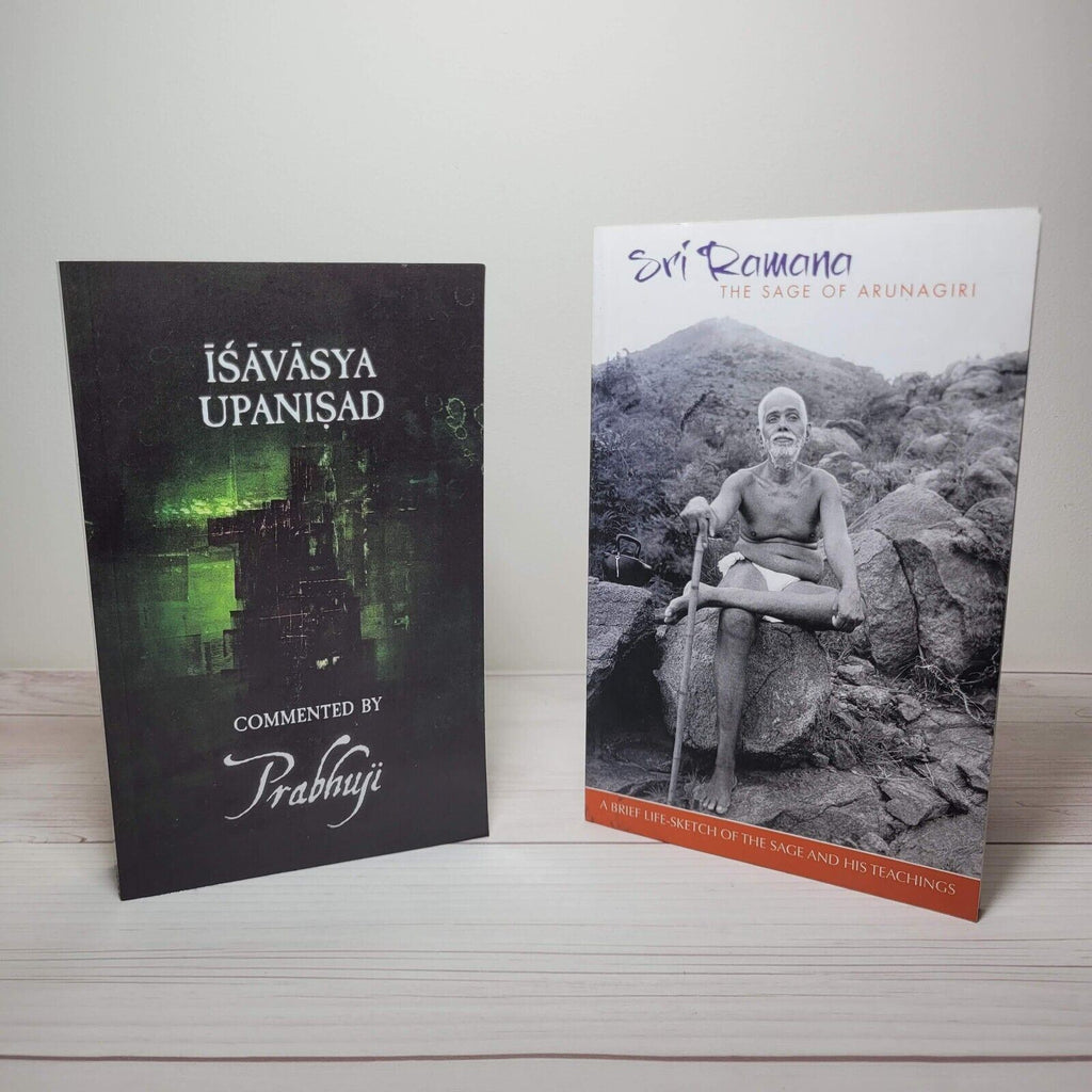 Spirituality Books Lot of 2 Prabhuji Ishavasya Ramana Maharishi The Sage