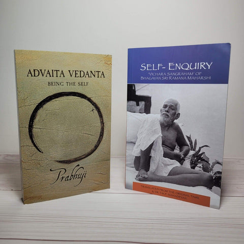 Spirituality Books Lot of 2 Prabhuji Advaita Vedanta Ramana Maharishi Enquiry