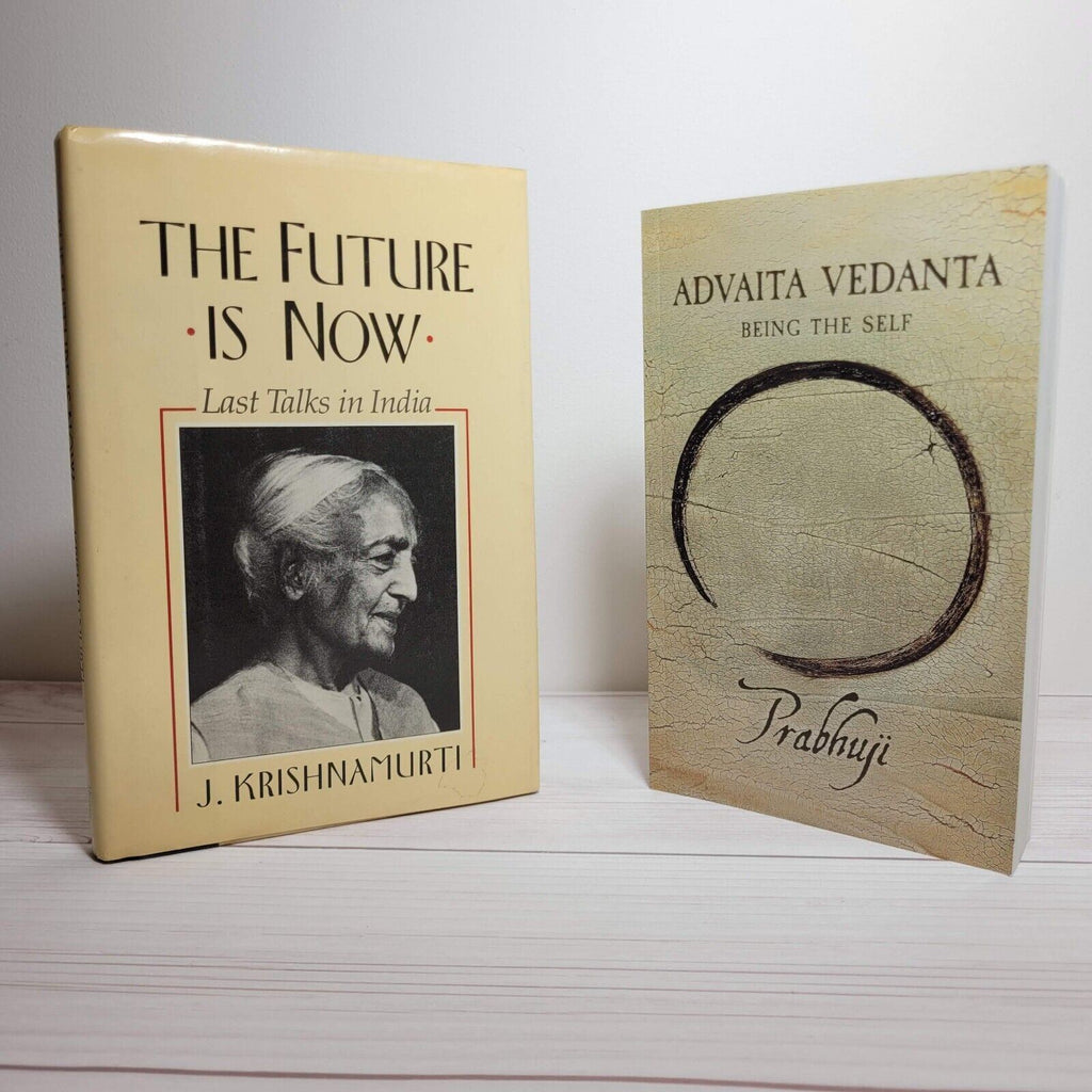 Spirituality Books Lot of 2 Prabhuji Advaita Vedanta Krishnamurti The future