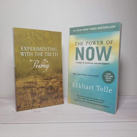 Spirituality Books Lot of 2 Prabhuji Eckhart Tolle The Power of Now Truth