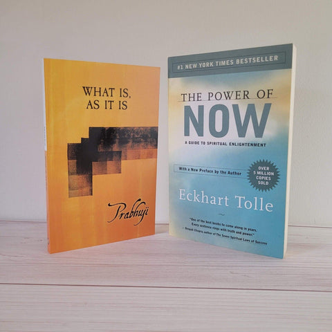 Spirituality Books Lot of 2 Prabhuji Eckhart Tolle The Power of Now Meditation