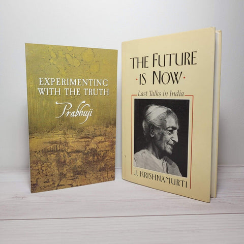 Spirituality Books Lot of 2 Prabhuji Krishnamurti Truth Freedom Enlightenment