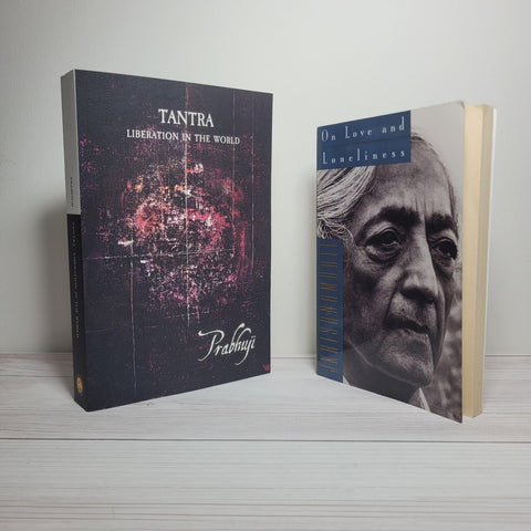 Spirituality Books Lot of 2 Prabhuji Krishnamurti Tantra Love Loneliness