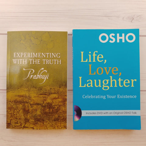 Spirituality Books Lot of 2 Prabhuji Osho Live Love Freedom Enlightenment Truth