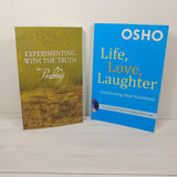 Spirituality Books Lot of 2 Prabhuji Osho Live Love Freedom Enlightenment Truth
