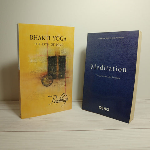 Spirituality Books Lot of 2 Prabhuji Osho Bhakti Yoga Meditation Love Devotion