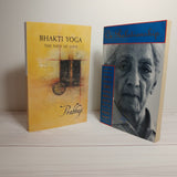 Spirituality Books Lot of 2 Prabhuji Krishnamurti Bhakti Yoga Relationship Love