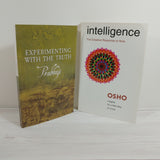 Spirituality Books Lot of 2 Prabhuji Osho Intelligence Truth Creativity Freedom