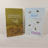 Spirituality Books Lot of 2 Prabhuji Osho Truth Fear Life Enlightenment Love