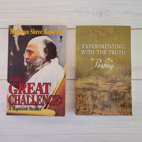 Spirituality Books Lot of 2 Prabhuji Osho Great Challenge Truth Enlightenment