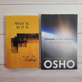 Spirituality Books Lot of 2 Prabhuji Osho Enlightenment Yoga Life Freedom Trust