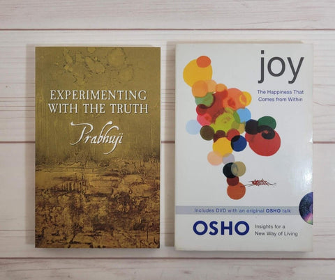 Spirituality Books Lot of 2 Prabhuji Experimenting with the Truth Osho Joy