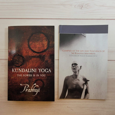 Ramana Maharshi Life and Teachings Prabhuji Kundalini Yoga 2 Spiritual Books NEW