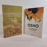 Libros de Espiritualidad Lote de 2 Prabhuji Osho No tienes nada que perder