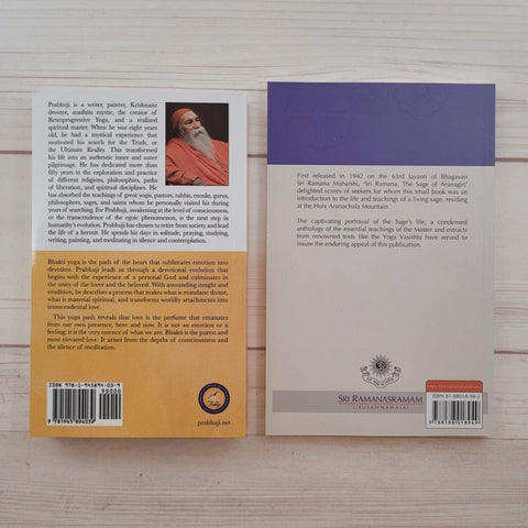 Ramana Maharshi The Sage Prabhuji Bhakti Yoga Love NEW Spiritual Books Lot of 2