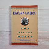 J. Krishnamurti You Are the World Prabhuji Ishavasya Advaita Vedanta Lot of 3