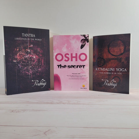 The Secret Osho Tantra Kundalini Yoga Prabhuji Spirituality Lot of 3 Books