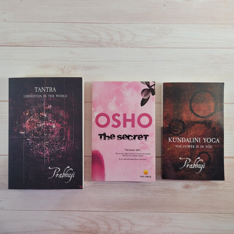 The Secret Osho Tantra Kundalini Yoga Prabhuji Spirituality Lot of 3 Books