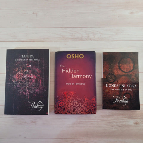 The Hidden Harmony Osho Kundalini Yoga Tantra Prabhuji Spirituality Lot of 3