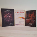 Tantra Kundalini Yoga Creativity Osho Prabhuji Spiritual Books Lot of 3