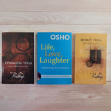 Kundalini Bhakti Yoga by Prabhuji Life, Love, Laughter by Osho Lot of 3 books