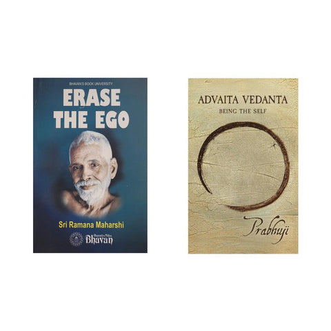 Ramana Maharshi Erase the Ego Prabhuji Advaita Vedanta 2 NEW Spiritual Books Lot