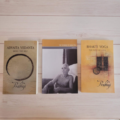 Advaita Vedanta Bhakti Yoga Prabhuji Maha Yoga Ramana Maharshi Lot of 3 Books