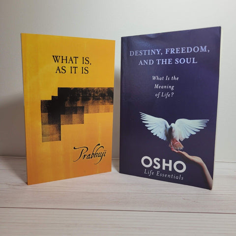 Osho Prabhuji Meditation Yoga Destiny Soul Freedom Spirituality Books Lot of 2