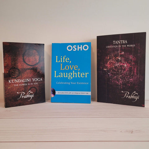 Tantra Kundalini Yoga by Prabhuji Life, Love, Laughter by Osho Lot of 3 books