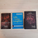 Tantra Kundalini Yoga by Prabhuji Life, Love, Laughter by Osho Lot of 3 books