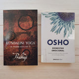 Osho Bienestar Emocional Prabhuji Kundalini Yoga Espiritualidad Lote de 2 Libros