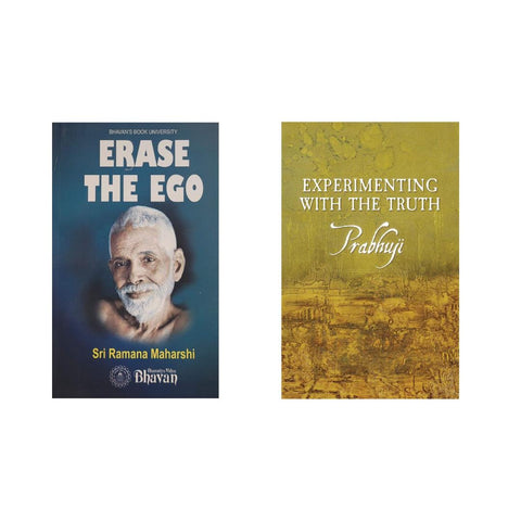 Prabhuji Ramana Maharshi Spirituality Books Lot of 2 Erase The Ego Truth