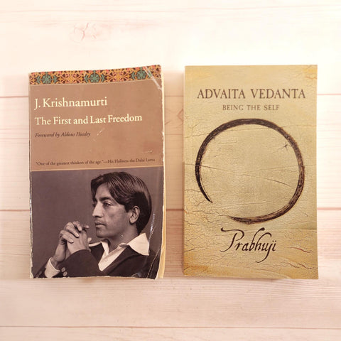 The First and Last Freedom Krishnamurti Prabhuji Advaita Vedanta Lot of Books