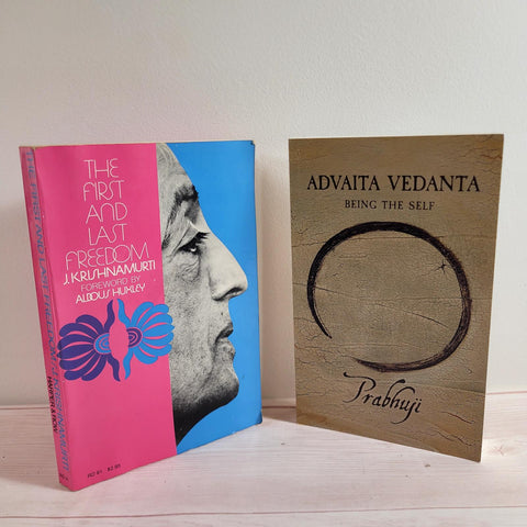 Krishnamurti The First and Last Freedom Prabhuji Advaita Vedanta Lot of Books