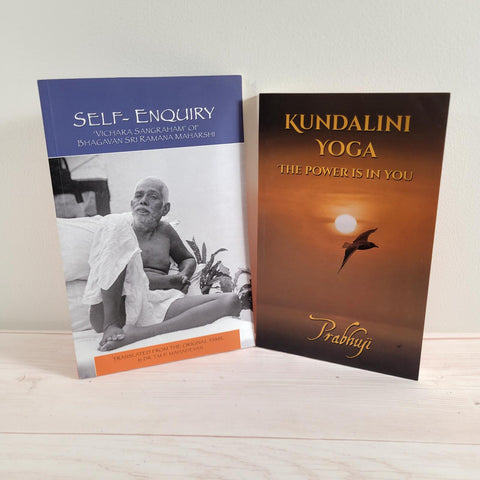 Ramana Maharshi Self Inquiry Prabhuji Kundalini Yoga 2 NEW Spiritual Books Lot