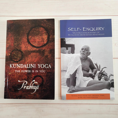 Prabhuji Kundalini Yoga Ramana Maharshi Self-Enquiry Spirituality Books Lot NEW