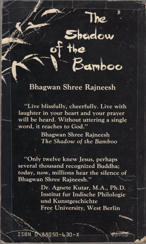 The Shadow of the Bamboo by Osho Bhagwan Shree Rajneesh First Edition 1984